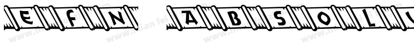 EFN Absolut字体转换
